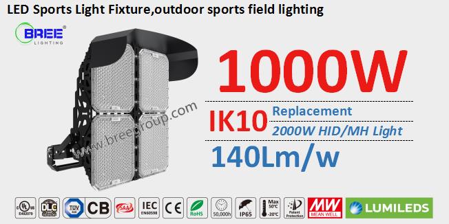1000W G2 series outdoor sports field lighting
